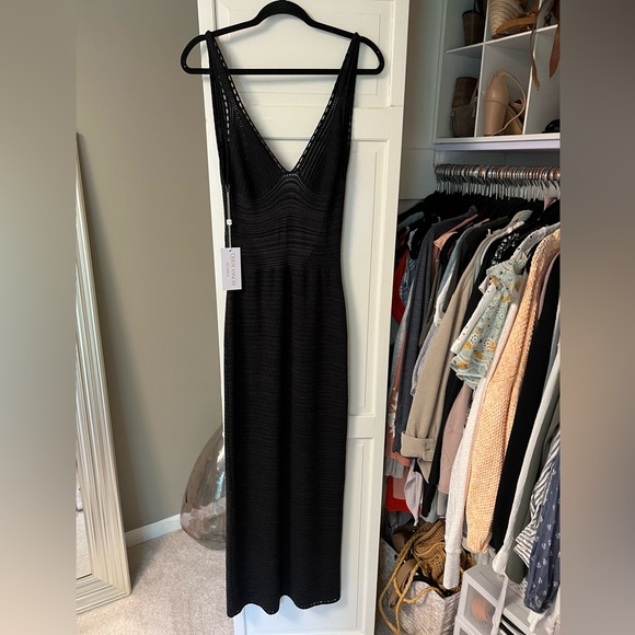 Torn by Ronny Kobo Madi Knit Dress - Black - Picture 9 of 12